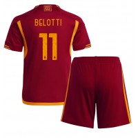 Koszulka piłkarska AS Roma Andrea Belotti #11 Strój Domowy dla dzieci 2023-24 tanio Krótki Rękaw (+ Krótkie spodenki)